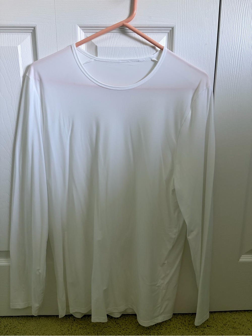 lululemon athletica White Long-Sleeve Performance Tee